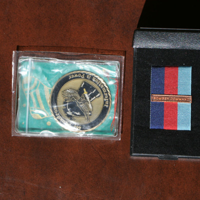 462 Squadron coin and Bomber Command Clasp