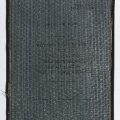 Clifford Dayman flying log book for navigators, air bombers, air gunners and flight engineers