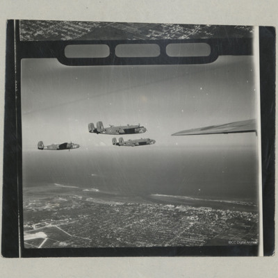 Three B-25 Mitchells in Flight