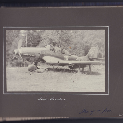 Damaged Ju 87 Stuka
