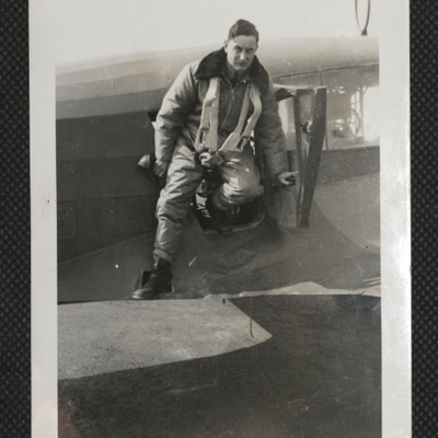 Ron Riding, in Flying Kit