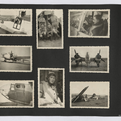 Ron Riding, Baltimores, Airmen and Wrecked German Aircraft