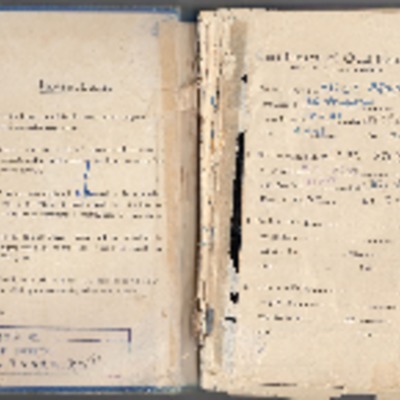 Clarence Keith Bruhn’s flying log book for observers, air gunners and wireless operators