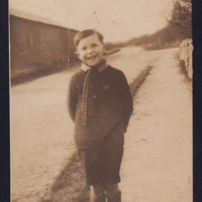 Fred Dunn as a young boy