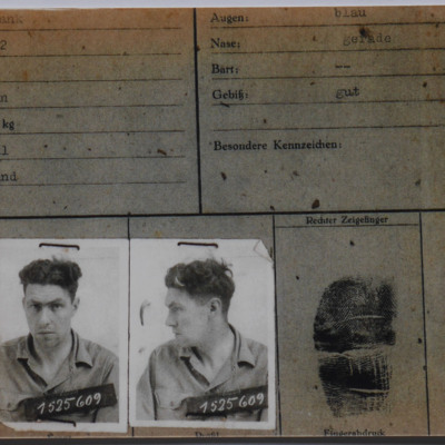 Prisoner of war identity card