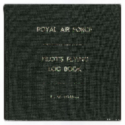 Harry Wickham&#039;s pilot&#039;s flying log book. Two