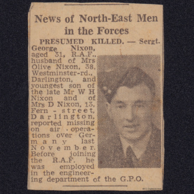 News of North-East Men in the Forces 
