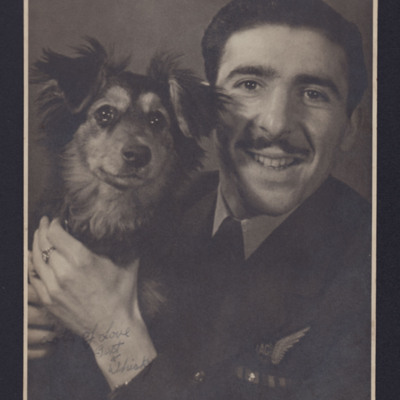 Bernard Ross and dog