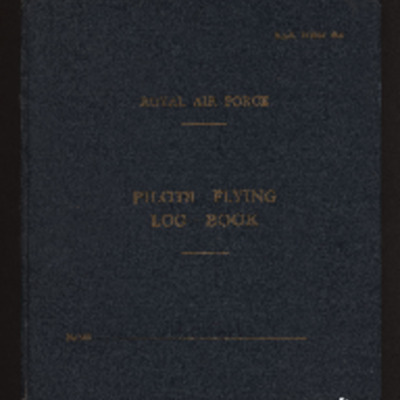 Hugh Forth&#039;s pilot&#039;s flying log book. Five
