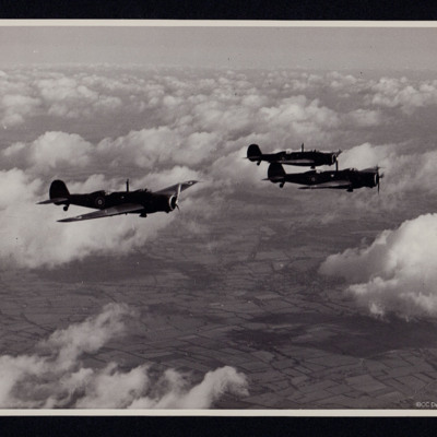Three Wellesleys in flight