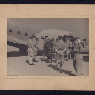 Winston Churchill&#039;s arrival in Egypt