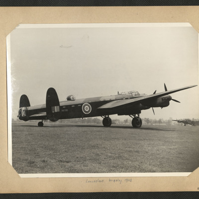 Lancaster at RAF Wigsley 1943
