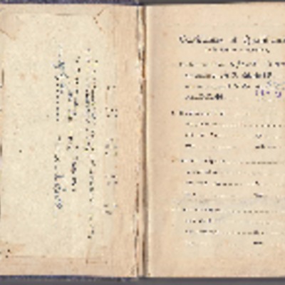 Ernest Cutts’ air gunner&#039;s flying log book