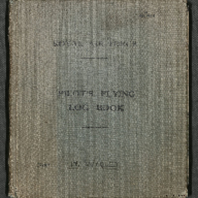 Harold Wigley&#039;s RAF Pilot&#039;s Log Book