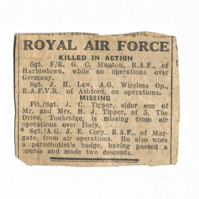 RAF - Killed in Action