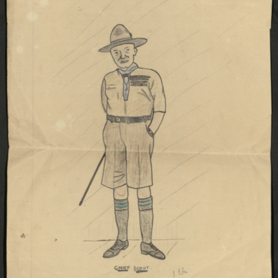 Sketch of Baden Powell