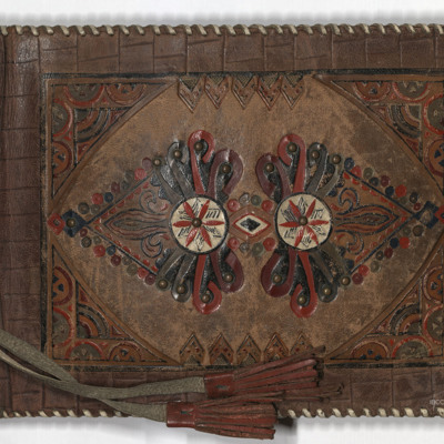 Photograph album front and rear cover