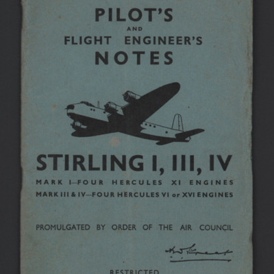 Stirling pilot&#039;s notes