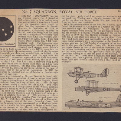 History of 7 Squadron