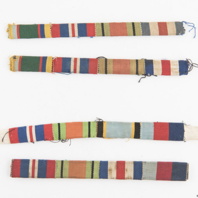 Medal ribbons strips