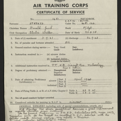 ATC Certificate of Service