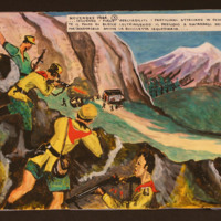 Partisans attack a mountain check point