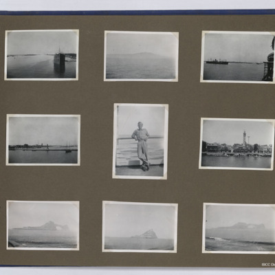 Suez Canal, de Lesseps statue, Port Said Lighthouse and Gibraltar