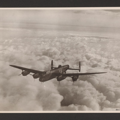 Lancaster PG-H in flight