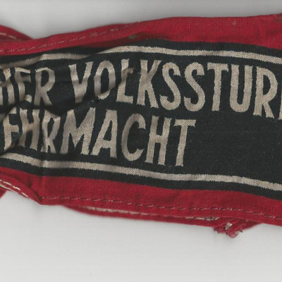 German Volkssturm Wehrmacht armband