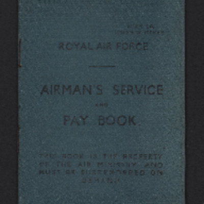 Robert Kirkbright’s service and pay book. Two