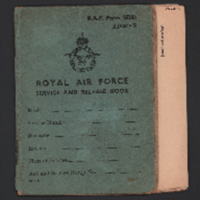 Stanley Jeffrey&#039;s Royal Air Force service and release book