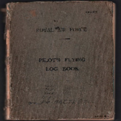 Peter Hattersley&#039;s pilot&#039;s flying log book