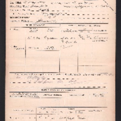 Auxiliary Air Force Certificate of Service and Discharge