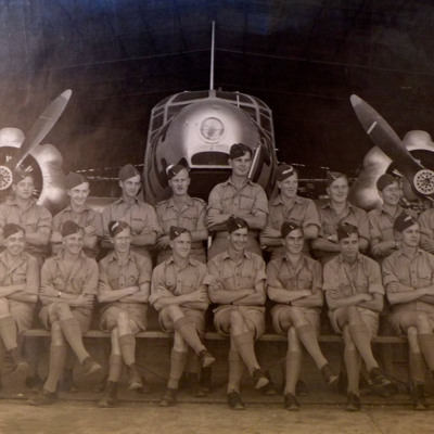 18 airmen and Anson