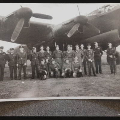 18 Airmen and a Lancaster