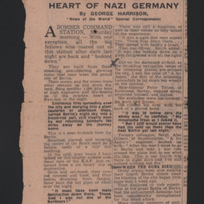 Blood-Red Pall over the Heart of Nazi Germany