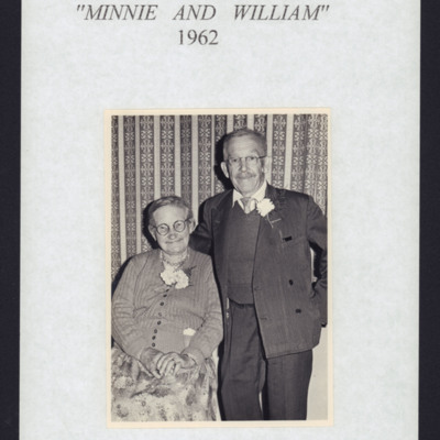 Parents Golden Wedding &quot;Minnie and William&quot; 1962
