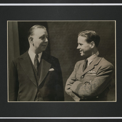 Roy Chadwick and Guy Gibson