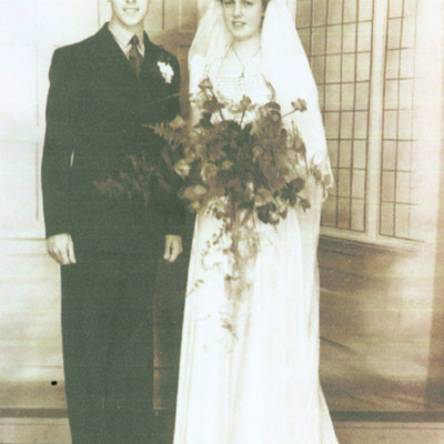 Arthur Long and Joyce Strawford’s wedding