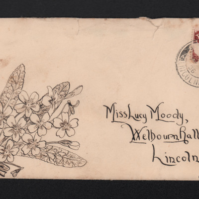 Illustrated envelope