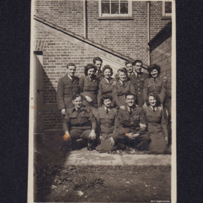 Group of WAAF and RAF personnel