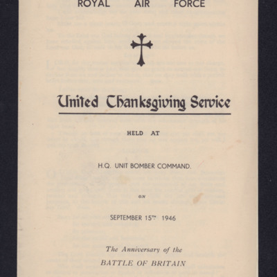 Service sheet