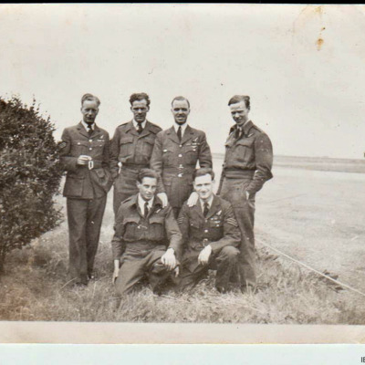 James Wrigley and five airmen