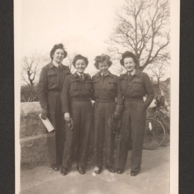 Four members of the Women&#039;s Auxiliary Air Force 