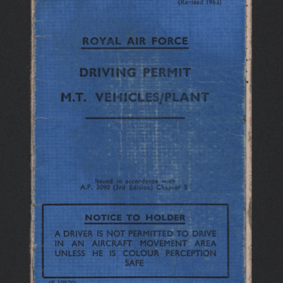 Royal Air Force Driving Permit