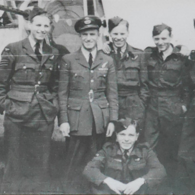 Six airmen including Harry Fearns