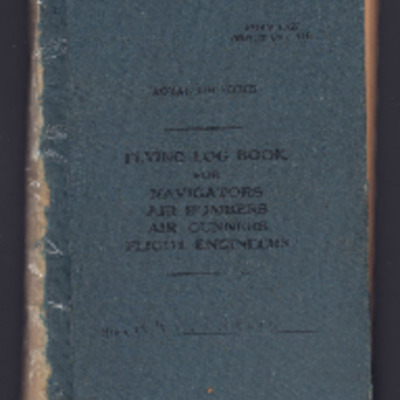 Richard Franklin’s navigators, air bombers, air gunners and flight engineers flying log book