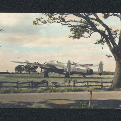 Lancaster in field