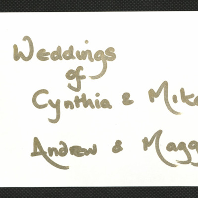 A Wedding Card