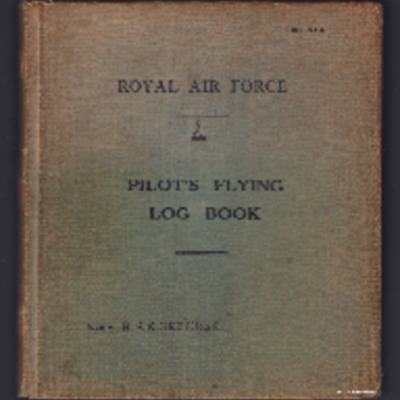 Andrezj Jeziorski&#039;s Royal Air Force Pilot’s Flying Log Book. Two